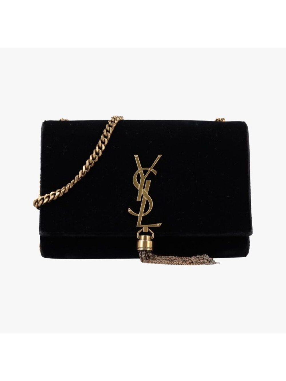Saint Laurent Kate Black Velour
